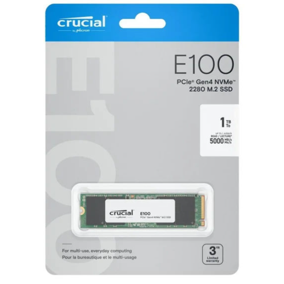 SSD-Laufwerk 1TB Crucial E100 (CT1000E100SSD8) - Foto 4