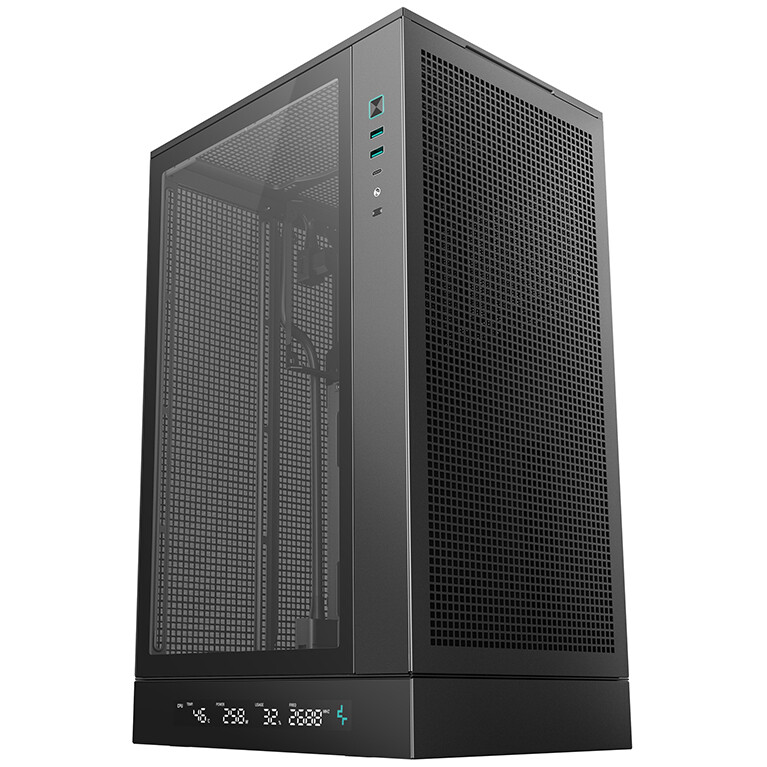 Gehäuse DeepCool CH270 Digital Black - R-CH270-BKNDM0-G-1 - Foto 2