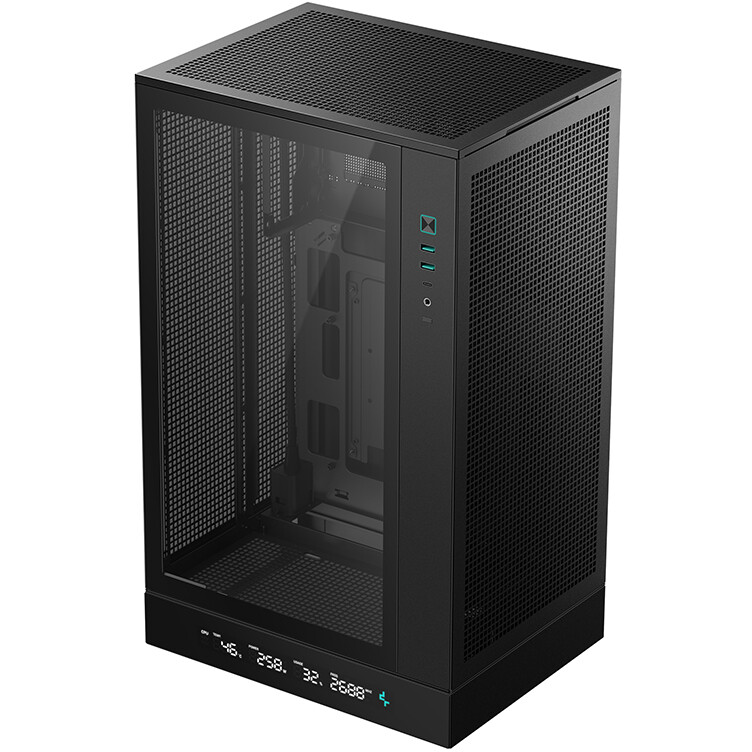 Gehäuse DeepCool CH270 Digital Black - R-CH270-BKNDM0-G-1 - Foto 3