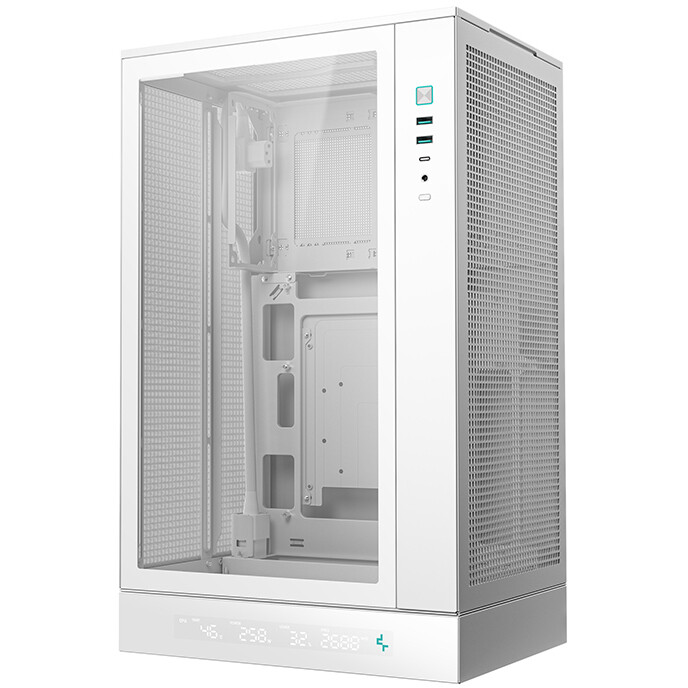 Gehäuse DeepCool CH270 Digital White - R-CH270-WHNDM0-G-1