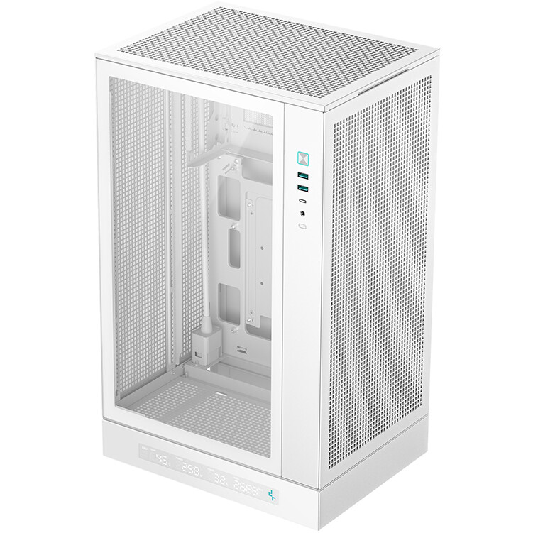 Gehäuse DeepCool CH270 Digital White - R-CH270-WHNDM0-G-1 - Foto 3