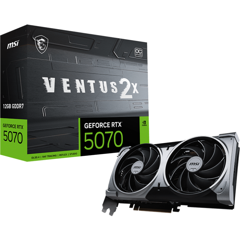 carte graphique NVIDIA GeForce RTX 5070 MSI OC 12GB (RTX 5070 12G VENTUS 2X OC) - photo 6