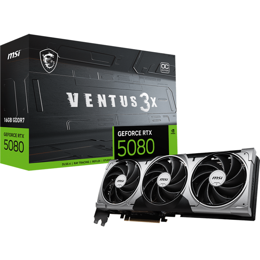 Grafikkarte NVIDIA GeForce RTX 5080 MSI OC 16GB (RTX 5080 16G VENTUS 3X OC) - Foto 7
