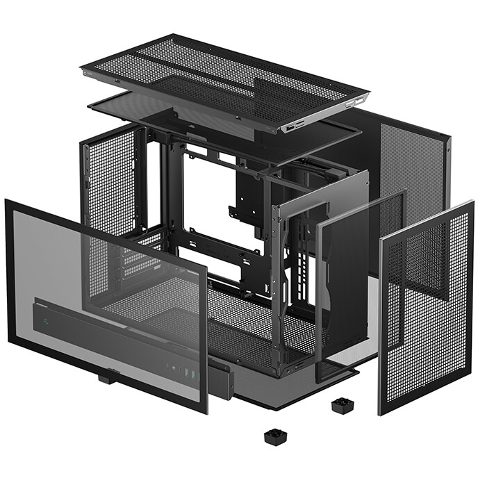 Gehäuse DeepCool CH260 Black - R-CH260-BKNGM0-G-1 - Foto 10
