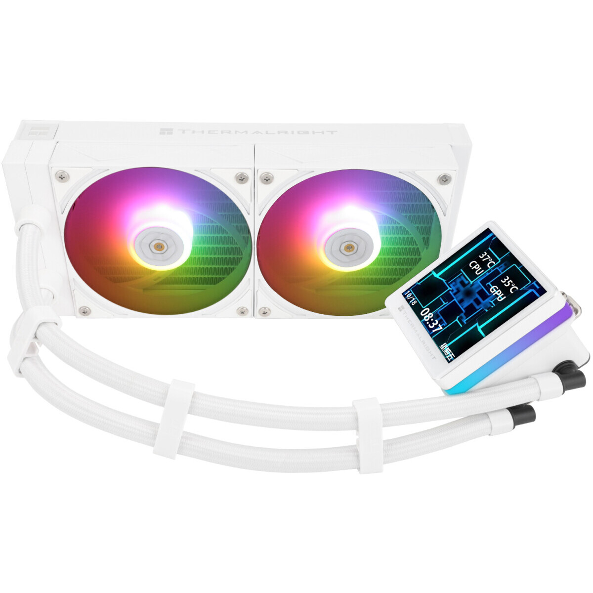 Système de refroidissement liquide Thermalright Grand Vision 240 ARGB White - G-VISION-240-WH-ARGB - photo 4