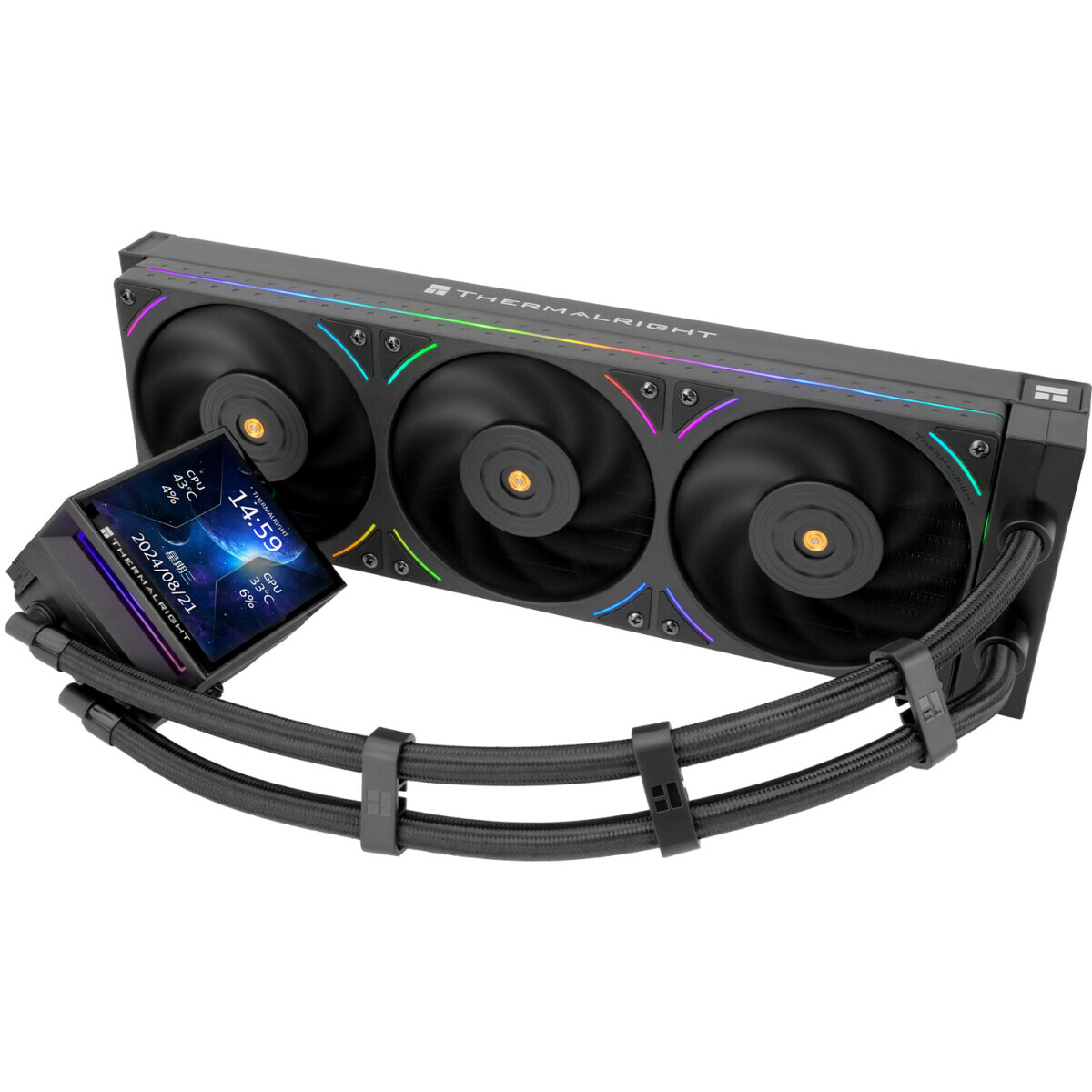 Wasserkühlungssystem Thermalright Hyper Vision 360 UB Black ARGB - H-VISION-360-UB-BL-ARGB - Foto 3