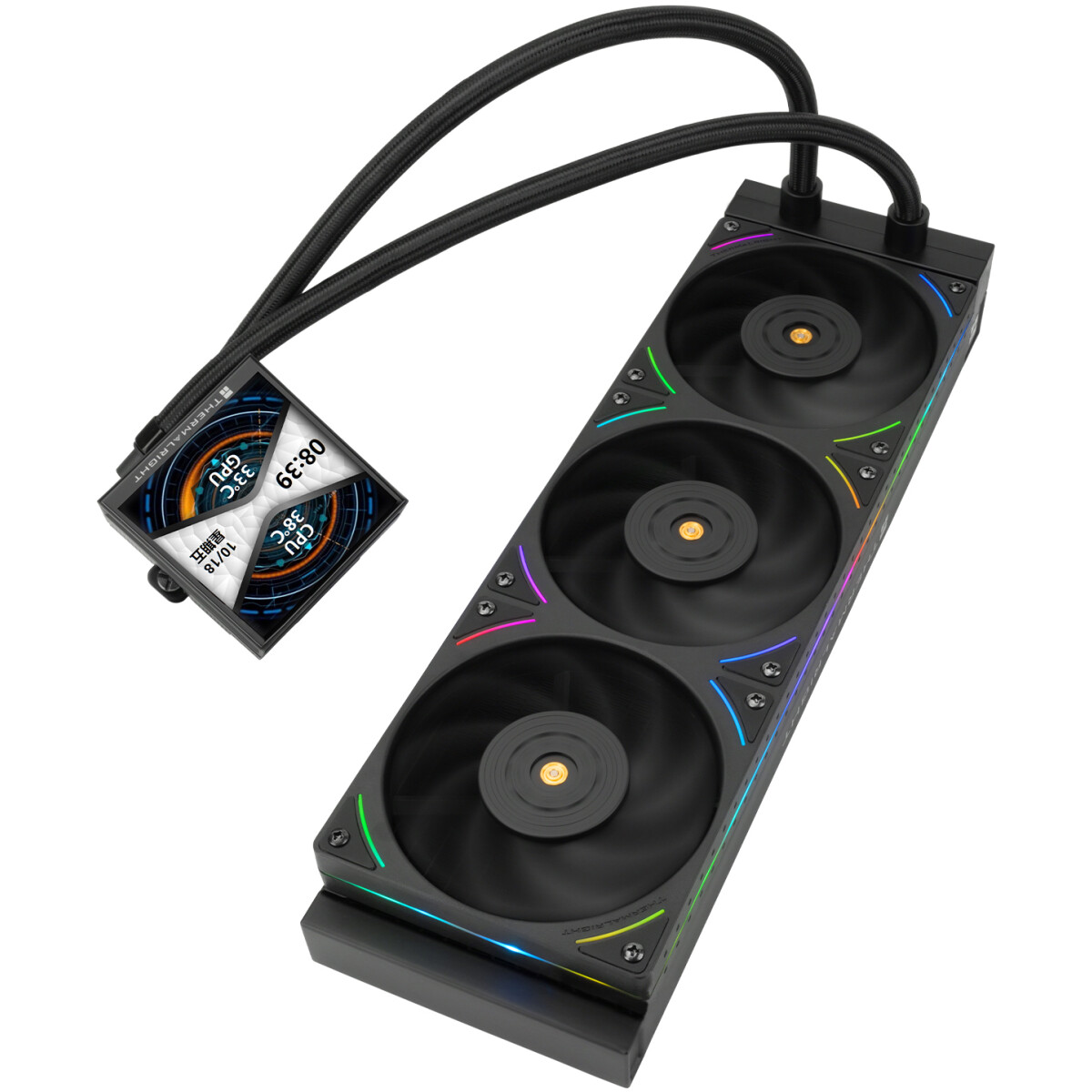 Wasserkühlungssystem Thermalright Hyper Vision 360 UB Black ARGB - H-VISION-360-UB-BL-ARGB - Foto 8