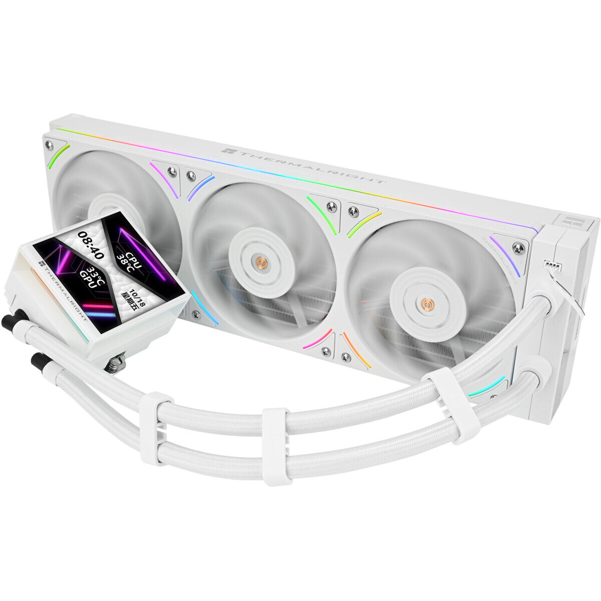 Wasserkühlungssystem Thermalright Hyper Vision 360 UB White ARGB - H-VISION-360-UB-WH-ARGB - Foto 3