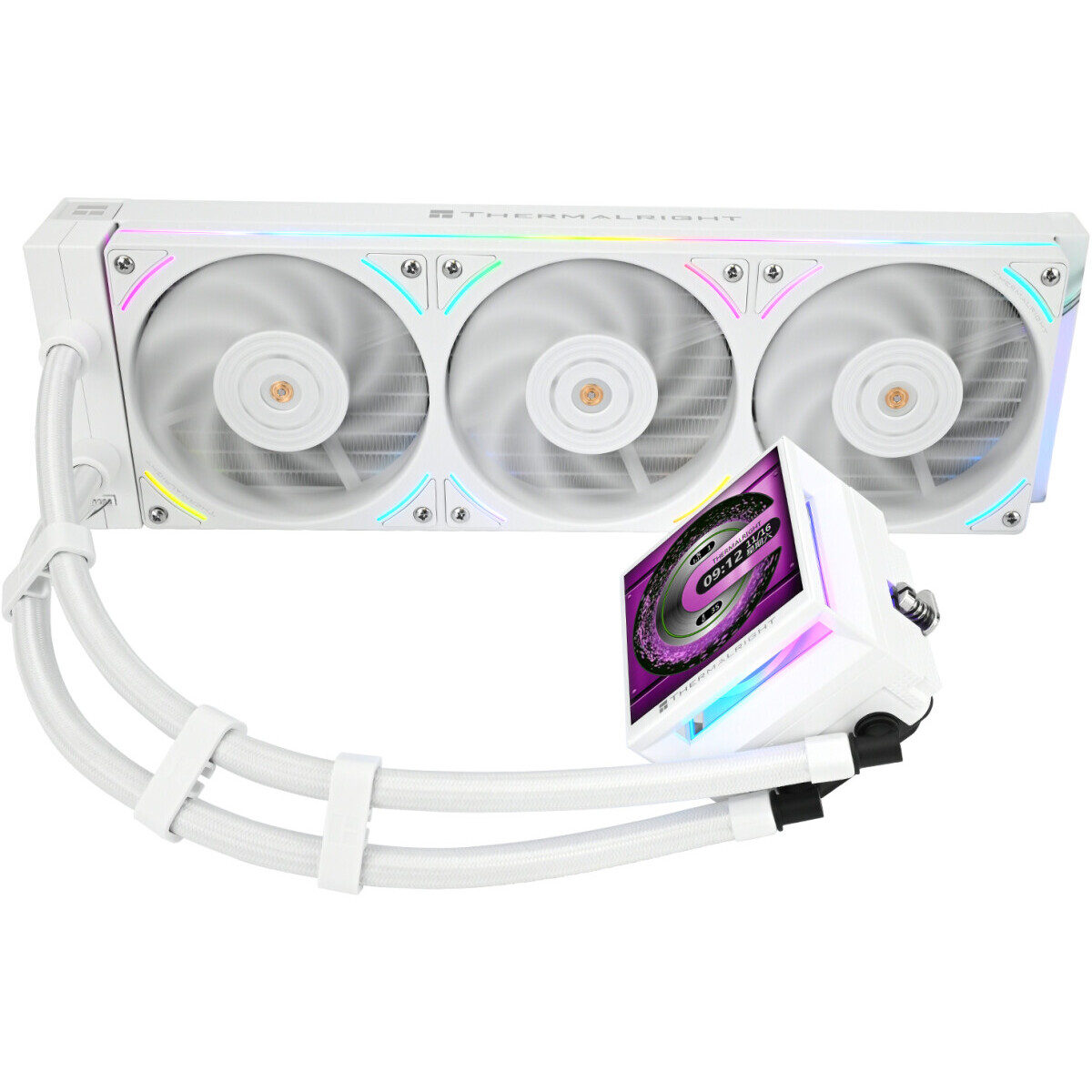 Wasserkühlungssystem Thermalright Hyper Vision 360 UB White ARGB - H-VISION-360-UB-WH-ARGB - Foto 7