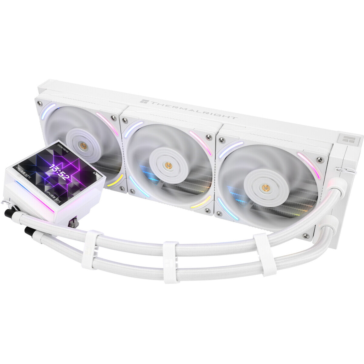 système de refroidissement liquide Thermalright Hyper Vision 360 White ARGB - H-VISION-360-WH-ARGB - photo 3