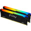 Mémoire vive 32GB DDR4 3600MHz Kingston Fury Beast RGB (KF436C18BB2AK2/32) (2x16GB KIT) - photo 2
