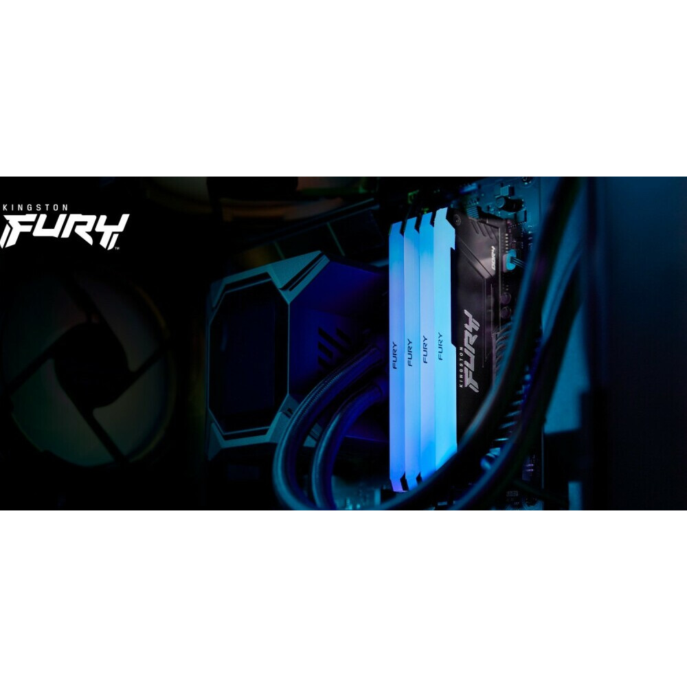 Mémoire vive 32GB DDR4 3600MHz Kingston Fury Beast RGB (KF436C18BB2AK2/32) (2x16GB KIT) - photo 5