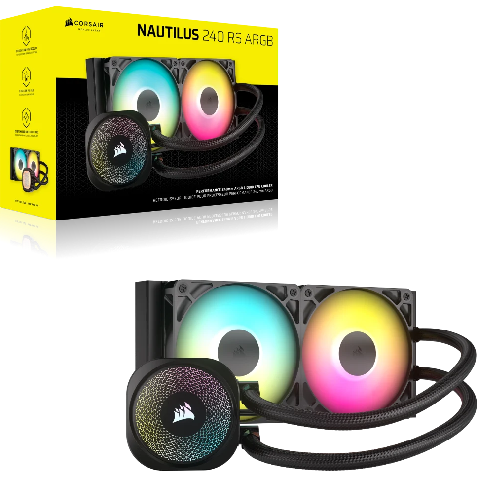 Système de refroidissement liquide Corsair NAUTILUS 240 RS ARGB Black - CW-9060092-WW - photo 11
