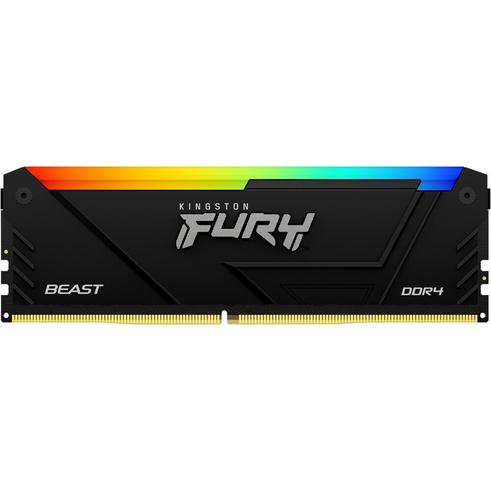 Mémoire vive 8GB DDR4 3200MHz Kingston Fury Beast RGB (KF432C16BB2A/8) - photo 2