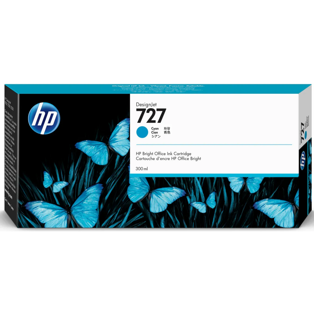 Cartouche HP F9J76A (№727) Cyan