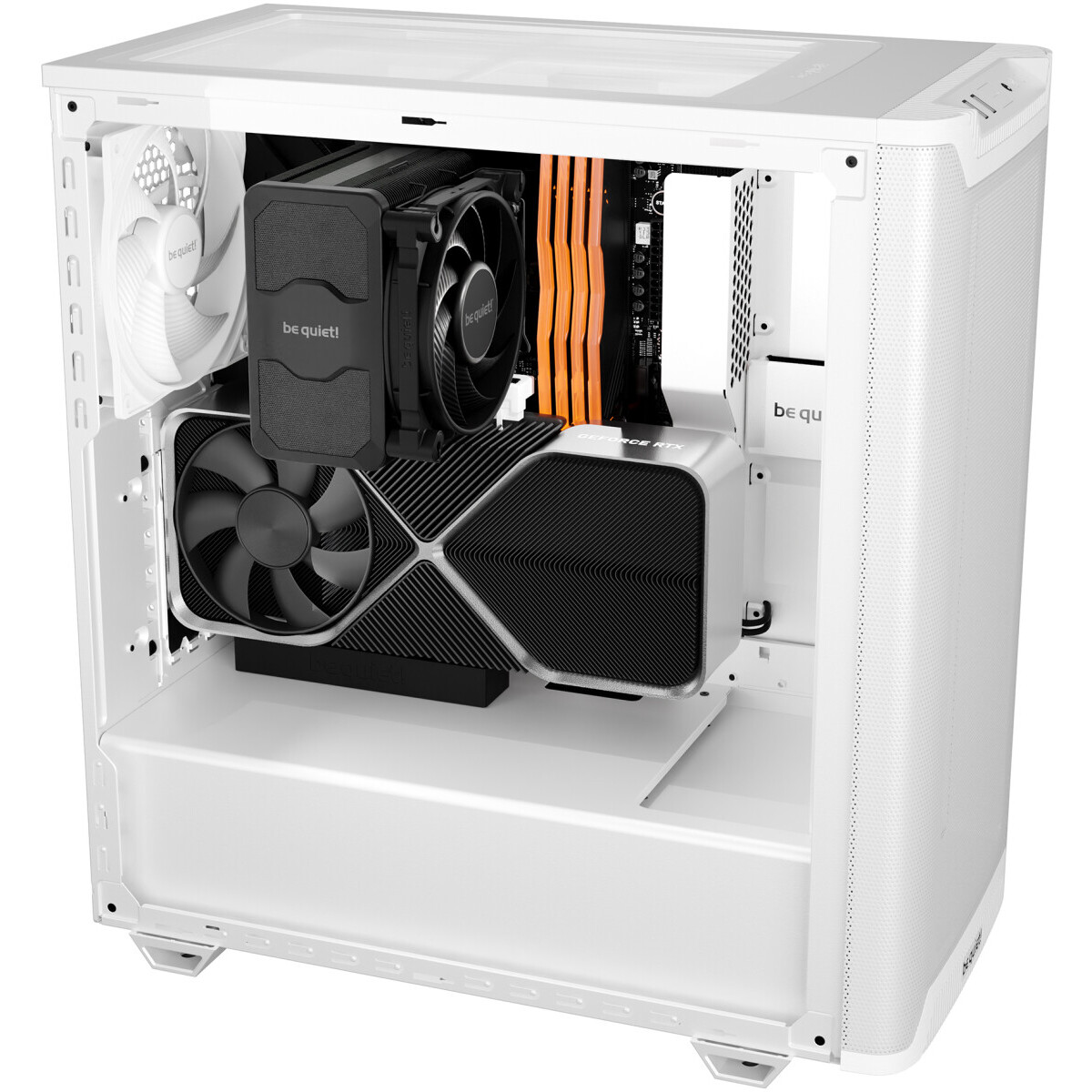 Gehäuse Be Quiet Pure Base 501 Airflow Window White - BGW75 - Foto 5