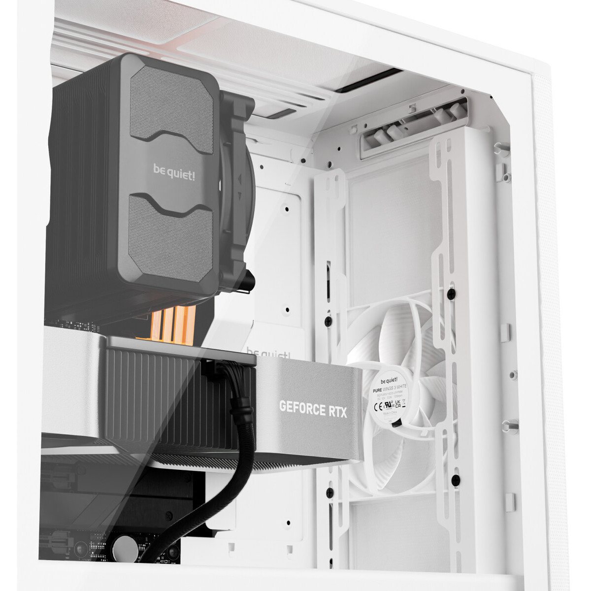 Gehäuse Be Quiet Pure Base 501 Airflow Window White - BGW75 - Foto 7