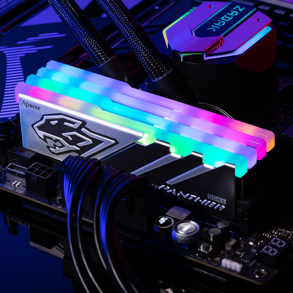 mémoire vive 16GB DDR5 5600MHz Apacer PANTHER RGB (AH5U16G56C5229BAA-1) - photo 3