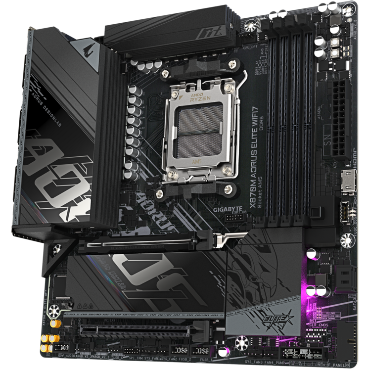 Mainboard Gigabyte X870M AORUS ELITE WIFI7 - Foto 2