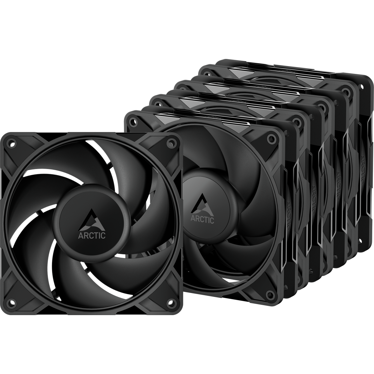 Gehäuselüfter Arctic P12 Pro PST Black (5 pcs) - ACFAN00307A