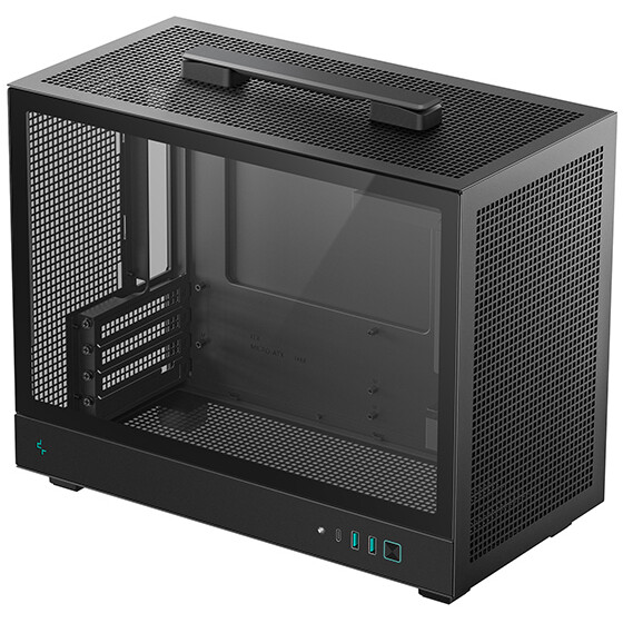 Gehäuse DeepCool CH160 Plus Black - R-CH160-BKNGM0-G - Foto 2
