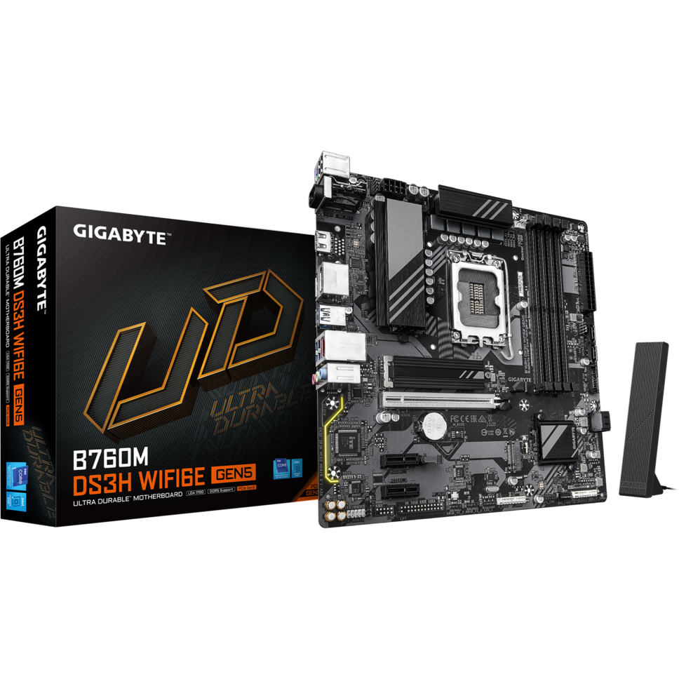 carte mère Gigabyte B760M DS3H WIFI6E GEN5 - photo 4