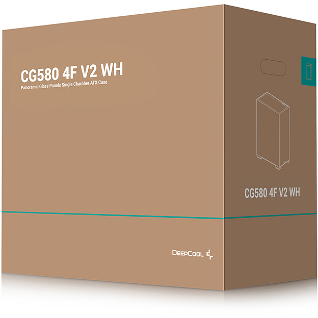 Gehäuse DeepCool CG580 4F V2 White - R-CG580-WHADA4-G-2 - Foto 11