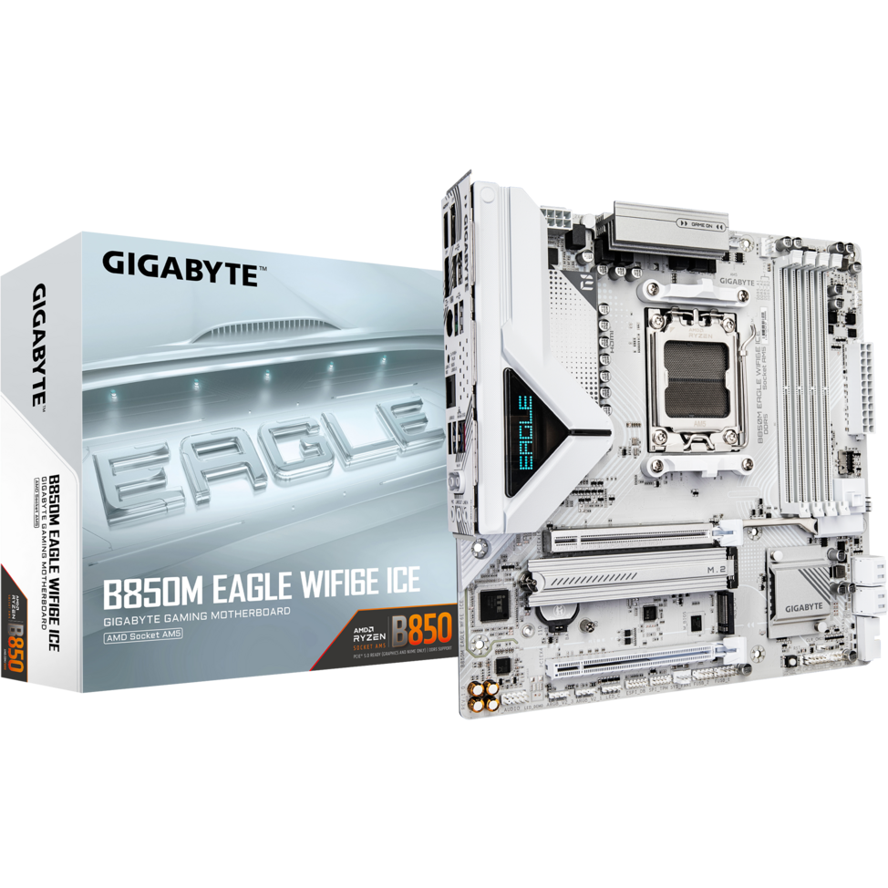 Mainboard Gigabyte B850M EAGLE WIFI6E ICE - Foto 4