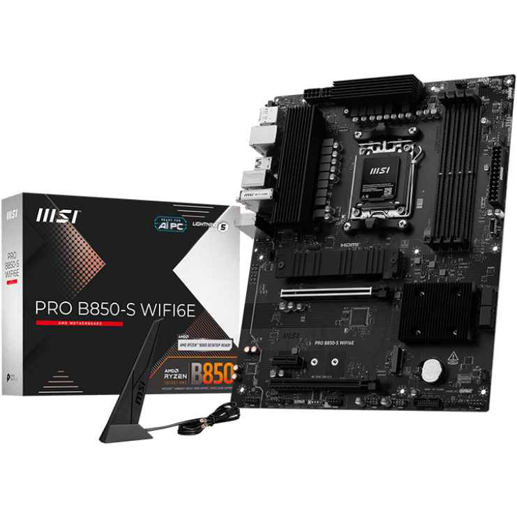 Mainboard MSI PRO B850-S WIFI6E - Foto 5