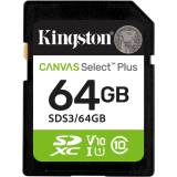 Carte mémoire 64GB SD Kingston Canvas Select Plus (SDS3/64GB)