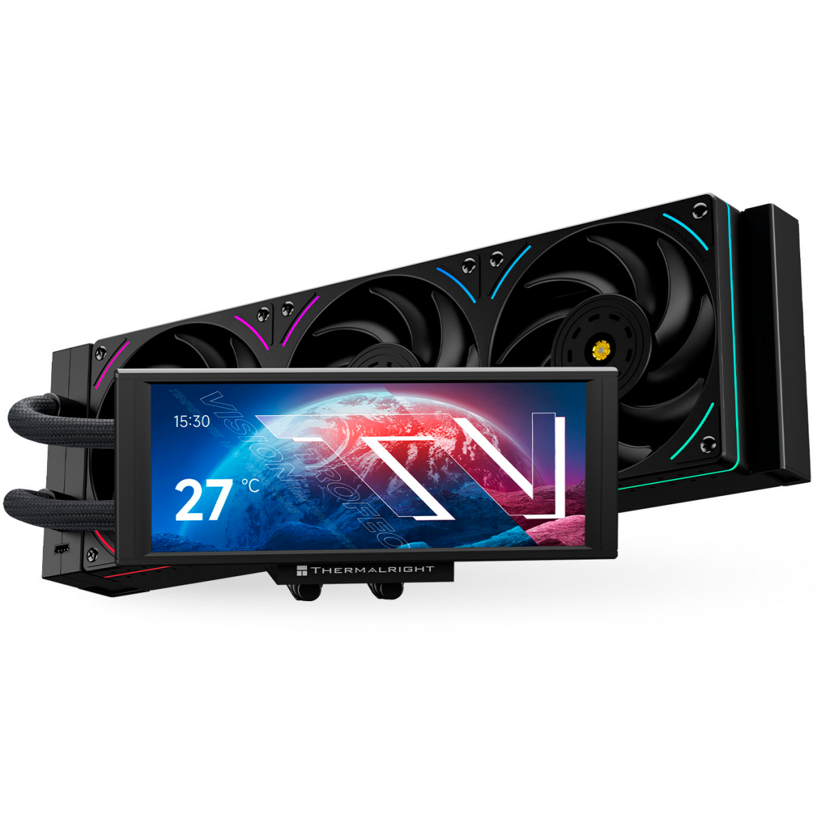 Wasserkühlsystem Thermalright Trofeo Vision 360 ARGB Black - TRF-VISION-360-BL