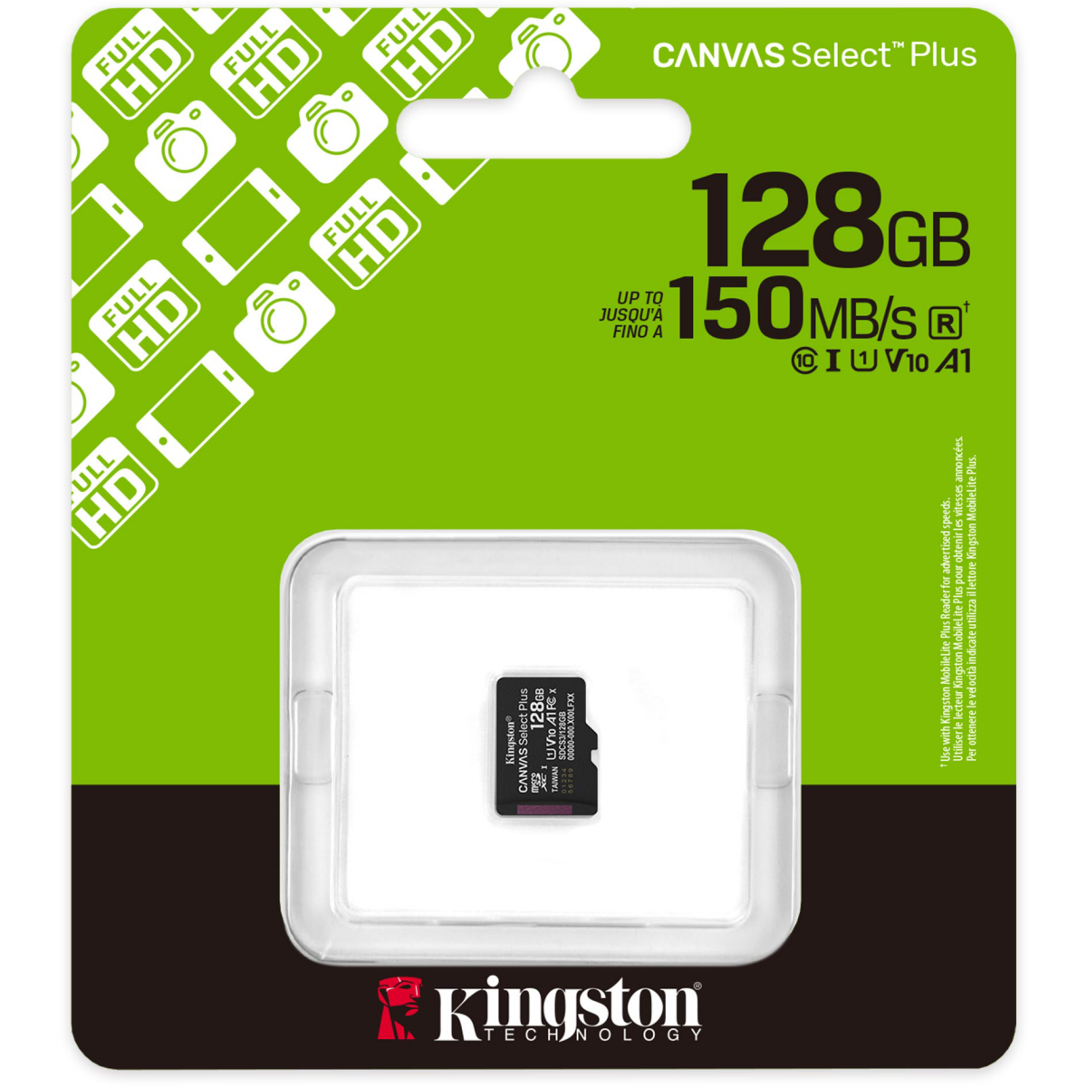 carte mémoire 128GB MicroSD Kingston Canvas Select Plus (SDCS3/128GBSP) - photo 3