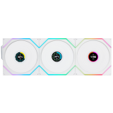 Gehäuselüfter Lian Li UNI Fan TL Wireless LCD 120 White (3 pcs) (G99.12TLLCD1W3W.R0)