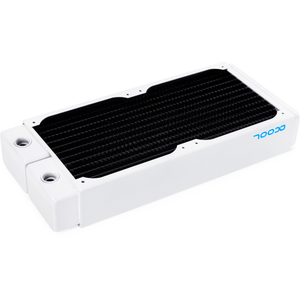 Radiateur pour système de refroidissement liquide Alphacool NexXxoS XT45 Full Copper 240mm V.2 White Special Edition (18647) - photo 2