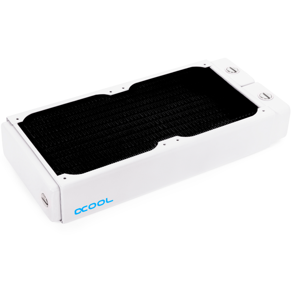 Radiateur pour système de refroidissement liquide Alphacool NexXxoS XT45 Full Copper 240mm V.2 White Special Edition (18647) - photo 3