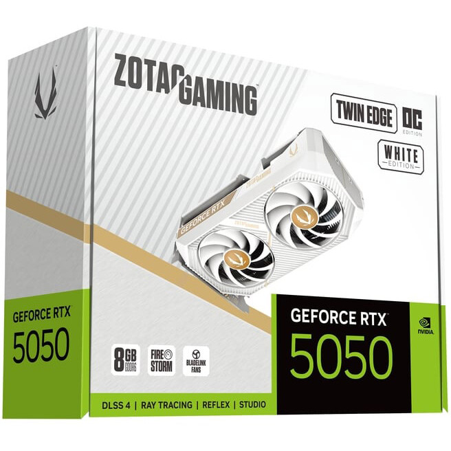 carte graphique NVIDIA GeForce RTX 5050 Zotac Twin Edge White OC 8GB (ZT-B50500Q-10M) - photo 6