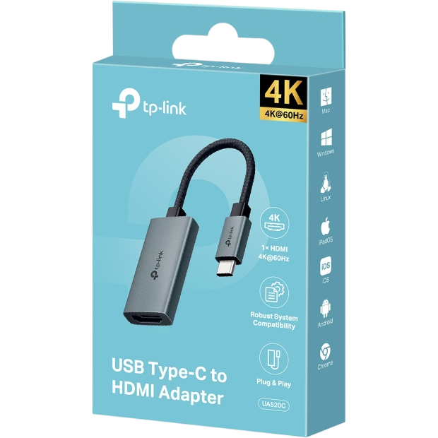 Adapter USB Type-C - HDMI, TP-Link UA520C - Foto 2