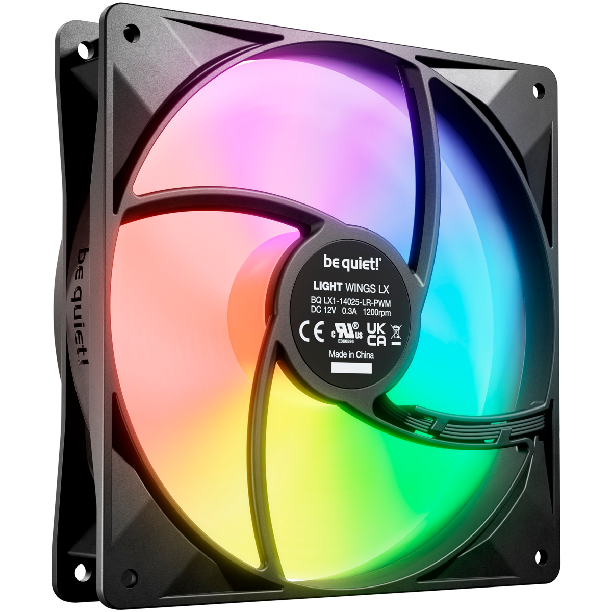 Ventilateur pour boîtier Be Quiet Light Wings LX 140mm PWM High Speed - BL129 - photo 2
