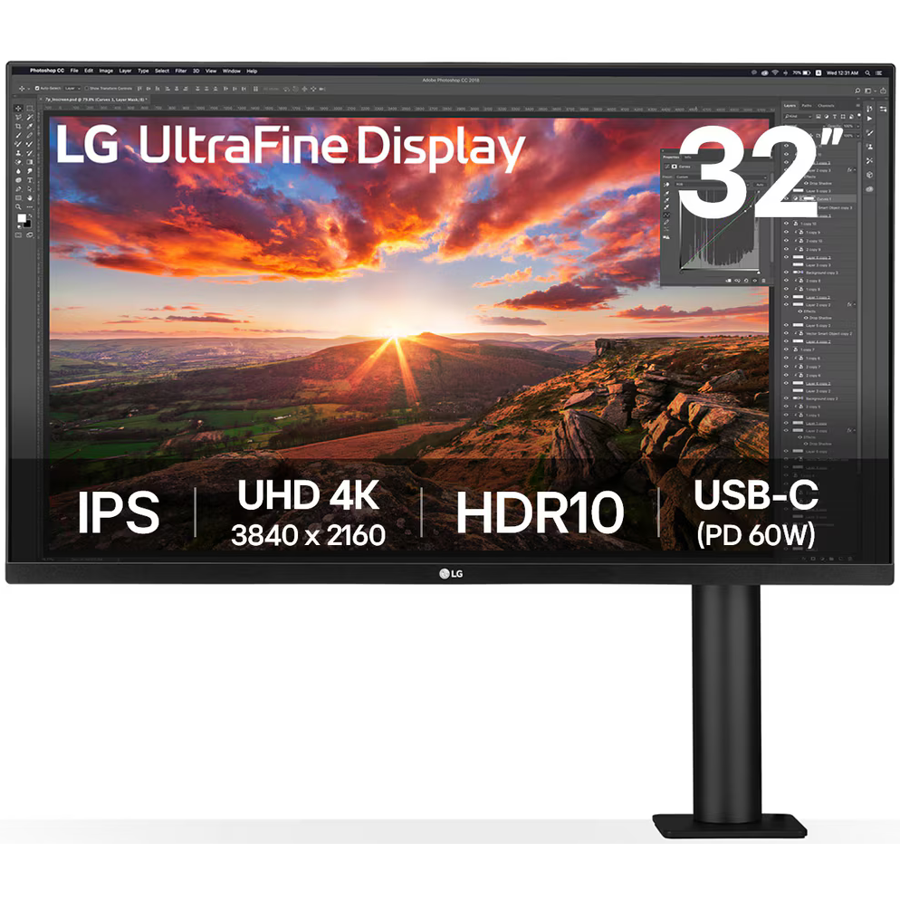 Moniteur LG 32" 32UN880K-B