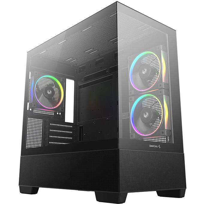 Gehäuse DeepCool CG380 3F Black - R-CG380-BKAGM3-G - Foto 4