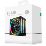 Gehäuselüfter DeepCool FL14R (3 pcs) (R-FL14R-BKAPN3-G)