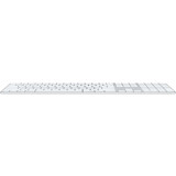 clavier Apple Magic Keyboard With Touch ID and Numeric Keypad White Keys (USB-C) (German) (MXK73D/A)