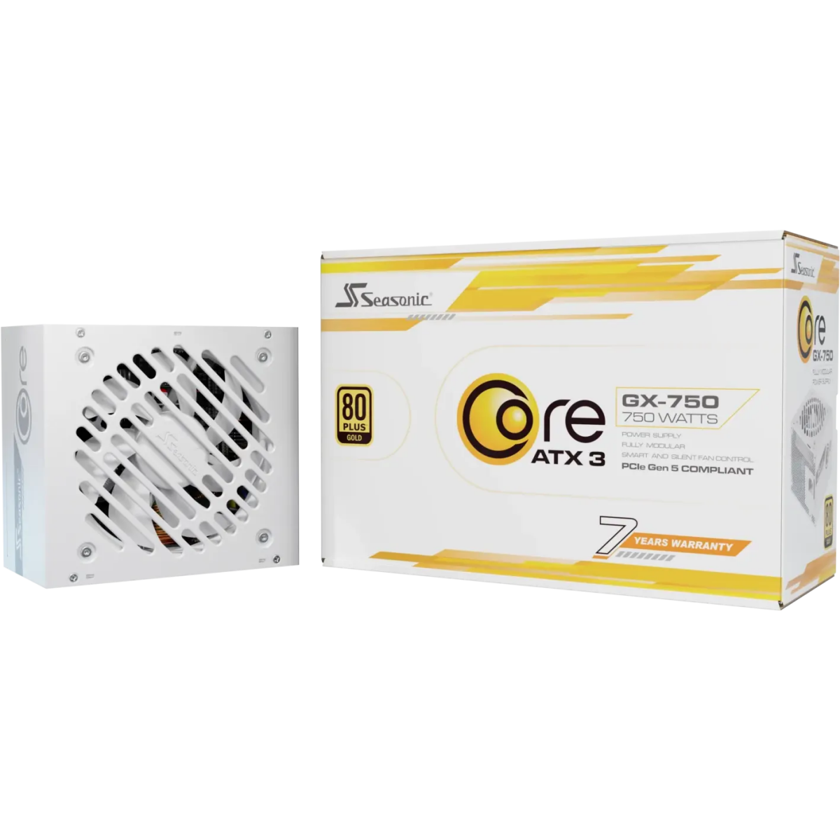 bloc dalimentation 750W Seasonic Core GX-750 ATX 3.1 White - SRP-CGX751-A5A32SF-W - photo 10