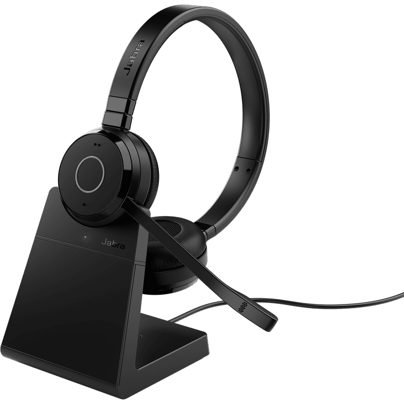 Headset Jabra Evolve 65 TE USB-A MS Stereo Stand - 6699-833-399