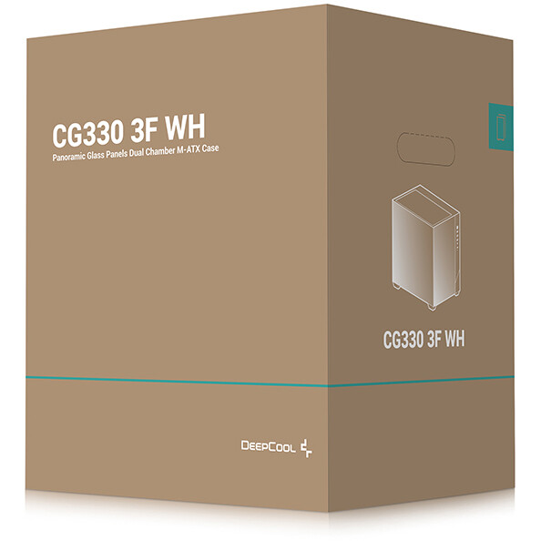Gehäuse DeepCool CG330 3F White - R-CG330-WHNGM3-G - Foto 11