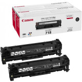 Kassette Canon 718 Black (2 pcs) (2662B005/2662B017)