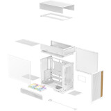 Gehäuse DeepCool CL660 White (R-CL660-WHNNA0-G-1)