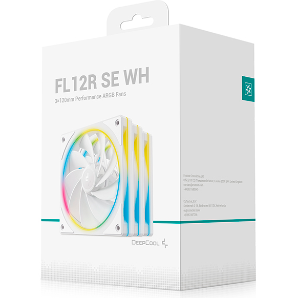 Ventilateur pour boîtier DeepCool FL12R SE WH (3 pcs) - R-FL12RSE-WHAPN3-G - photo 7