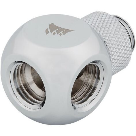 Verteiler für die Kühlmittelkreislauf Corsair Hydro X Series XF Adapter Y-Splitter rotary Chrome (CX-9055015-WW)