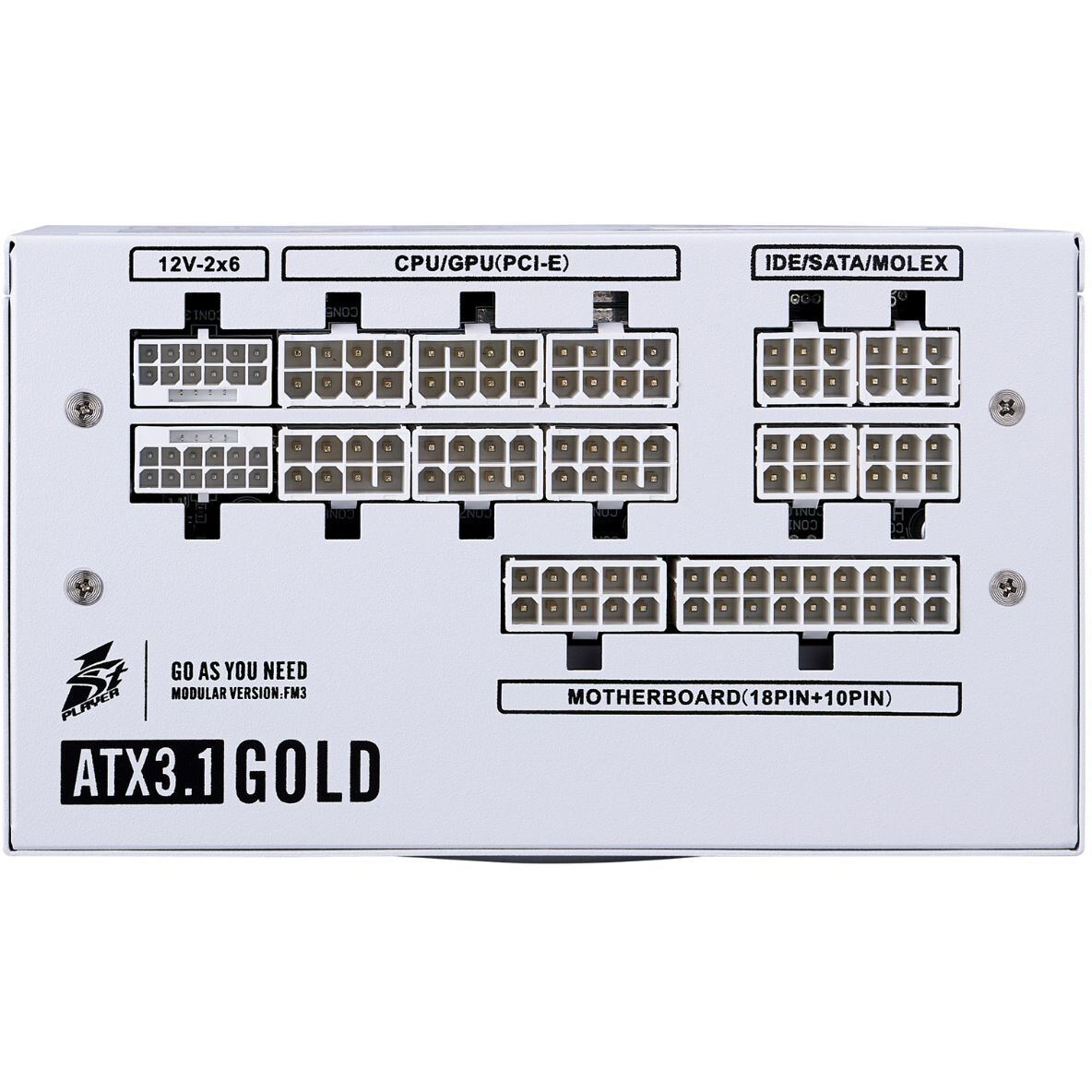 Bloc dalimentation 1200W 1STPLAYER NGDP HA-1200BA4 White - HA-1200BA4-WH - photo 5